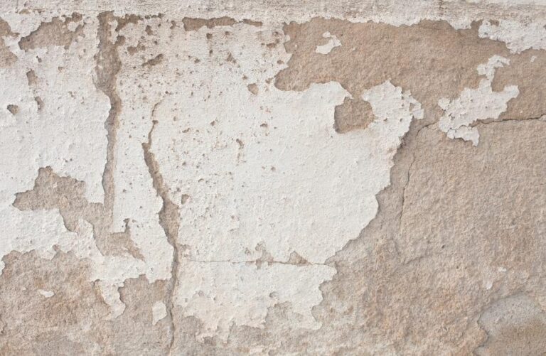 wall paint peeling and fading