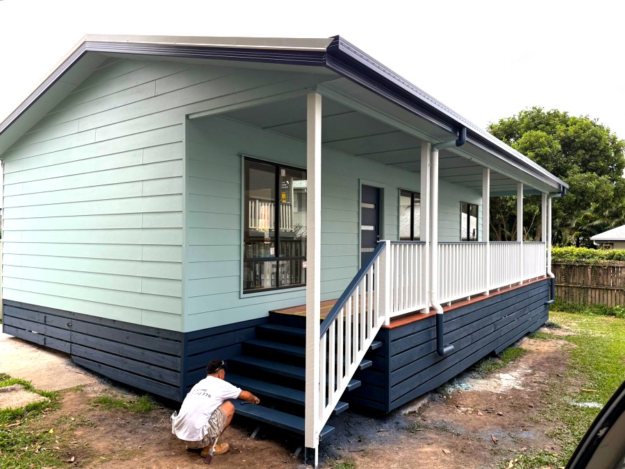 house newly painted in Brisbane